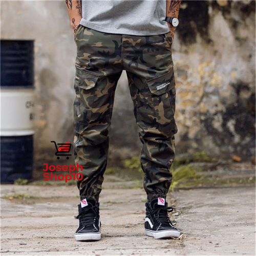 black military joggers
